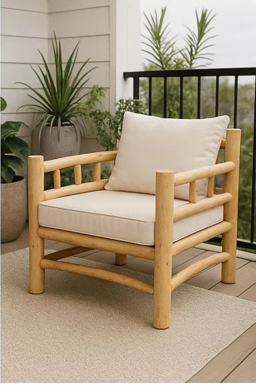 BRO כורסא מענפי טיק דגם בלורה - Image 633402
