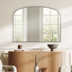 מראה חצי עגולה שחור MMS