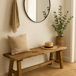 ספסל מעץ ממוחזר דגם  אלון HBB