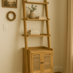 כוננית קיר דגם מור מעץ טיק HBB