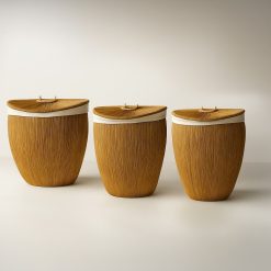 סלי כביסה יוטה סינוס עם מכסה MMS