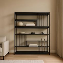 כוננית ברזל עם פסים MMS