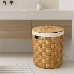 סל כביסה עגול תשבץ MMS