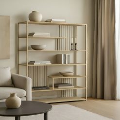 כוננית ברזל ופסים שמנת MMS