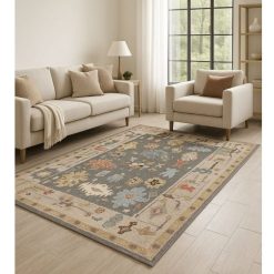 שטיח הודי מצמר איכותי דגם ZH25017 עלמה MRK