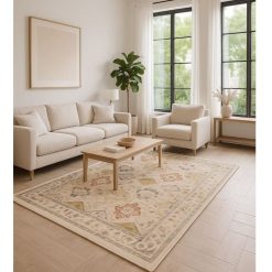 שטיח הודי מצמר איכותי דגםGG 25008 עלמה MRK