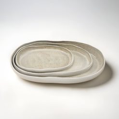 סט 3 קערות אובליות שמנת MMS