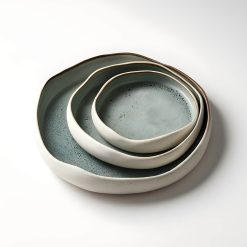 סט 3 קערות עגולות ירקרק MMS