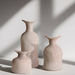 סט 3 אגרטלים אטרוסקי בז’ MMS