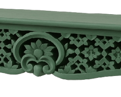 מדף עץ פלאואר ירוקAMR