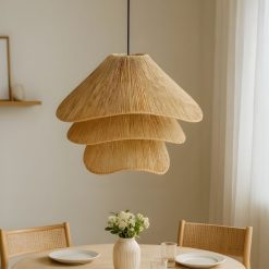 מנורת תקרה 3 שכבות גבוהה יוטה MMS