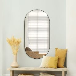 מראה קפסולה רחבה שחור MMS