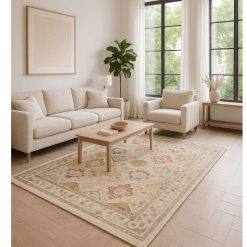 שטיח הודי מצמר איכותי דגם GG25008   עלמה MRK