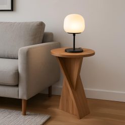 שולחן צד איקס – עץ מלא אגוז MMS