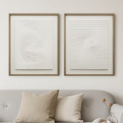 תמונות דקורטיבית אמנות תלת־ממדית בגלים עדינים DDA