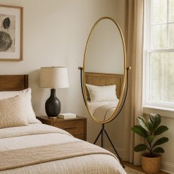 מראה אובלית על רגל AMR