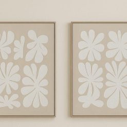 סט תמונות קיר פרחוניות DDA