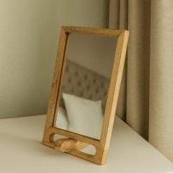 מראה עץ שולחנית מלבנית סנטיאגו AMR