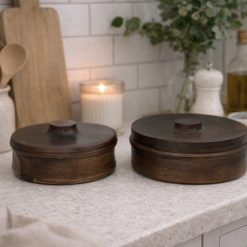 סט 2 קופסאות עץ ABS