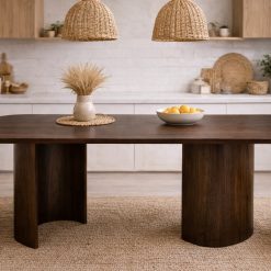 שולחן פינת אוכל לוקס – עץ אגוז ABS