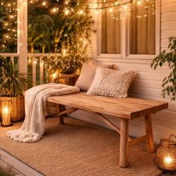 ספסל טיק – עץ טיק ממוחזר ABS