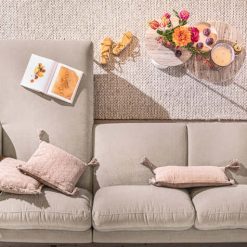 ספה קלואי אייבורי גריי שמאל FLOR