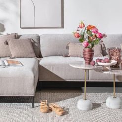 ספה קלואי לייט גריי שמאל FLOR