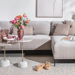 ספה קלואי לייט גריי ימין FLOR