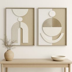 תמונות דקורטיבית גאומטרית בטקסטורה תלת־ממדית DDA