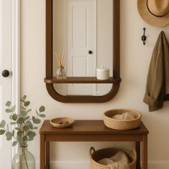 מראה עץ +מדף AMR