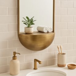 מראה נחושת+מדף AMR