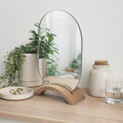 מראה עץ שולחנית אובלית קוסומל AMR