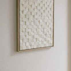 אמנות קיר מודרנית בטקסטורה תלת־ממדית DDA