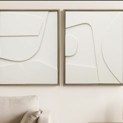 תמונות דקורטיבית אמנות תלת־ממדית מודרנית ונקייה DDA