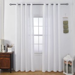 לינס וילון לבן ASH