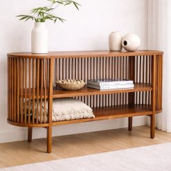 מזנון מעץ טיק מלא EAT