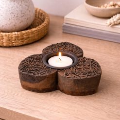 פמוט בעיצוב פרח ABS