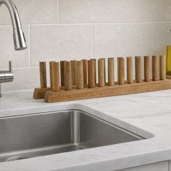 מעמד לצלחות מעץ מנגו ABS