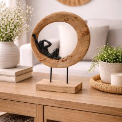 דמות בטבעת דגם B פסל דקורטיבי ABS