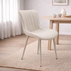 כיסא אוכל מרופד PU Lux – דגם ABS Lux