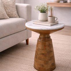 שולחן צד עגול ABS