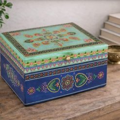 קופסת אחסון מעץ בעבודת יד דגם גאנגה MUK