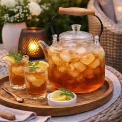 קומקום זכוכית פסים AMR