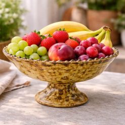 קערה על רגל פרח S ירוק ברברי AMR