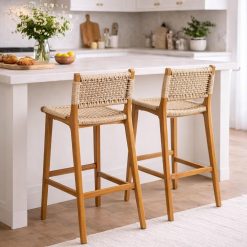 Jepara כסא בר ראטן סינטטי BRO