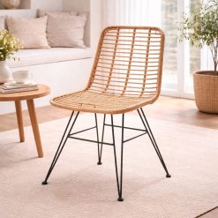 New York כסא אוכל ראטן טבעי BRO