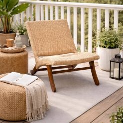 Alborg כורסא ראטן טבעי BRO