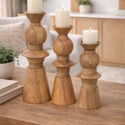 ואזה רפאל מעץ מנגו – עבודת יד ABS