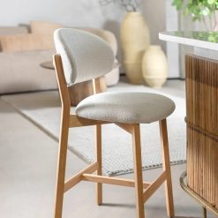 כיסא בר דומינקה נטוראל FLOR