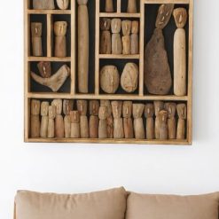 תמונת אנשים מעץ – עבודת יד מאינדונזיה EAT